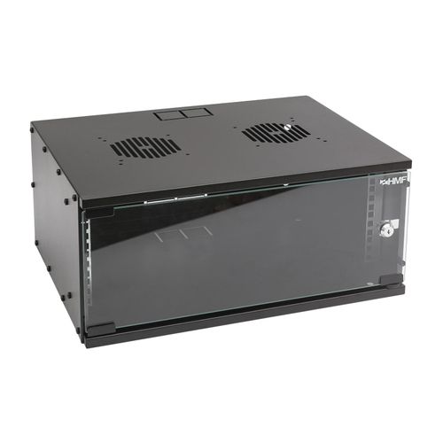 4010537657420 - 65704-02 Serverschrank 19 Zoll 4 he Netzwerkschrank unmontiert 51 x 40 x 225 cm Schwarz - HMF 4010537657420 - 65704-02 Serverschrank 19 Zoll 4 he Netzwerkschrank unmontiert 51 x 40 x 225 cm Schwarz - HMF