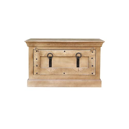 4059865167423 - Schuhschrank Daipur Mangoholz Schuhkommode Schuhablage Schuhregal Schuhkipper