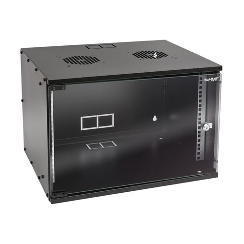 4010537657727 - 65707-02 Serverschrank 19 Zoll 7 he Netzwerkschrank unmontiert 51 x 40 x 36 cm Schwarz - HMF 4010537657727 - 65707-02 Serverschrank 19 Zoll 7 he Netzwerkschrank unmontiert 51 x 40 x 36 cm Schwarz - HMF
