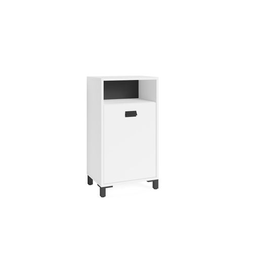4251942250398 - Badezimmer Kommode WELLNESS Breite 42 cm weiß schwarz