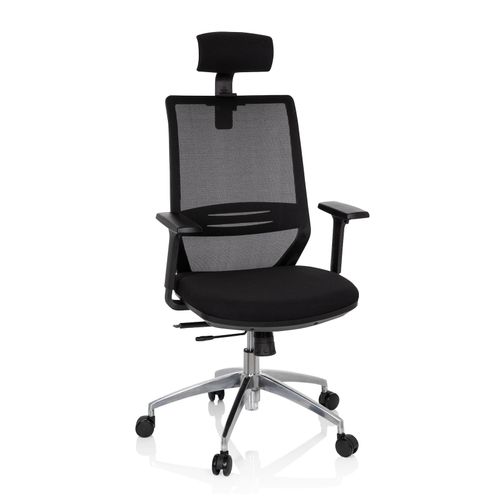 4251084676940 - Profi Bürostuhl PROFONDO PRO Stoff Netzstoff mit Armlehnen (höhenverstellbar) hjh OFFICE 4251084676940 - Profi Bürostuhl PROFONDO PRO Stoff Netzstoff mit Armlehnen (höhenverstellbar) hjh OFFICE