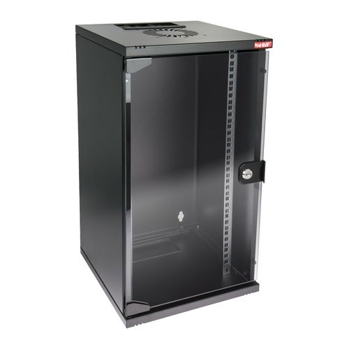 4010537631024 - HMF 63412-02 Netzwerkschrank Serverschrank 10 Zoll 12 HE 300 mm Tiefe Voll montiert Glastür Schwarz 4010537631024 - HMF 63412-02 Netzwerkschrank Serverschrank 10 Zoll 12 HE 300 mm Tiefe Voll montiert Glastür Schwarz