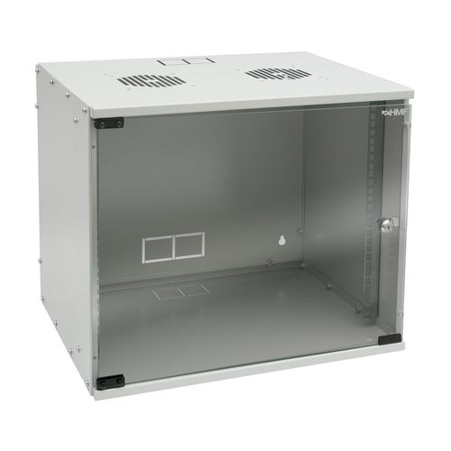 4010537657970 - 65709-02 Serverschrank 19 Zoll 9 he Netzwerkschrank unmontiert 51 x 40 x 45 cm Lichtgrau - HMF 4010537657970 - 65709-02 Serverschrank 19 Zoll 9 he Netzwerkschrank unmontiert 51 x 40 x 45 cm Lichtgrau - HMF