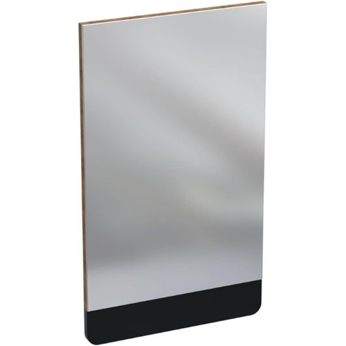 4068223634170 - Badspiegel WELLTIME Lupo schwarz (schwarz matt) B60cm H68cm T2cm Spanplatte MDF Spiegel In 2 Breiten 60 und 80 cm 4068223634170 - Badspiegel WELLTIME Lupo schwarz (schwarz matt) B60cm H68cm T2cm Spanplatte MDF Spiegel In 2 Breiten 60 und 80 cm