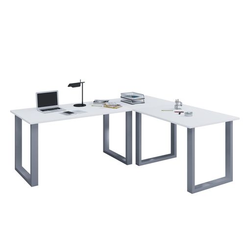 4051814393037 - Holz Schreibtisch Eckschreibtisch schlicht 160x160 L Form links oder rechts Arbeitstisch Platte 80 cm tief Computertisch Büromöbel - Lona U 4051814393037 - Holz Schreibtisch Eckschreibtisch schlicht 160x160 L Form links oder rechts Arbeitstisch Platte 80 cm tief Computertisch Büromöbel - Lona U