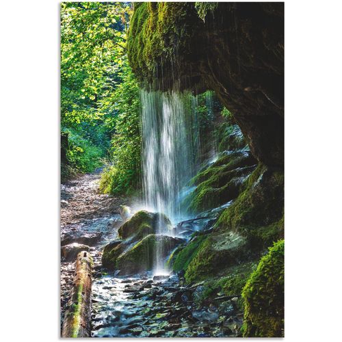 4062144637364 - Wandbild ARTLAND Moosbedeckter Wasserfall Bilder Gr B H 40 cm x 60 cm Alu-Dibond-Druck Wasserfallbilder Hochformat 1 St grün Kunstdrucke als Alubild Leinwandbild Wandaufkleber oder Poster in versch Größen 4062144637364 - Wandbild ARTLAND Moosbedeckter Wasserfall Bilder Gr B H 40 cm x 60 cm Alu-Dibond-Druck Wasserfallbilder Hochformat 1 St grün Kunstdrucke als Alubild Leinwandbild Wandaufkleber oder Poster in versch Größen