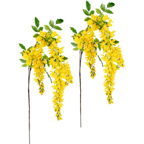 4019844767181 - Kunstblume IGEA Goldregenzweig gelb B33cm H95cm L30cm Obermaterial 90% Polyester 10% Kunststoff Kunstpflanzen als 2er oder 5er Set 4019844767181 - Kunstblume IGEA Goldregenzweig gelb B33cm H95cm L30cm Obermaterial 90% Polyester 10% Kunststoff Kunstpflanzen als 2er oder 5er Set
