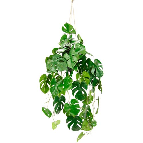 4019844789718 - Kunstpflanze IGEA Künstliche Monstera Hängende Splitphilo Hängeampel Kunstpflanzen Gr B H L 42 cm x 87 cm x 34 cm 1 St grün Künstliche Zimmerpflanzen Zimmerpflanze Busch Dekopflanze Grünpflanze Seidenpflanze