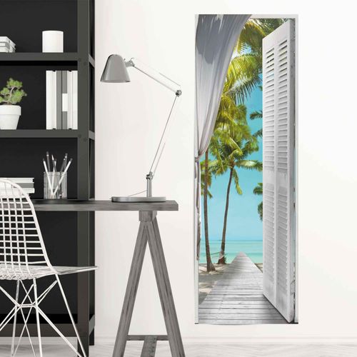 8714597610925 - Poster REINDERS Tropische Ansicht Sonne - Mer - Strand - Urlaub blau (farbe bild(er) blau) B53cm H158cm Papier Bilder 8714597610925 - Poster REINDERS Tropische Ansicht Sonne - Mer - Strand - Urlaub blau (farbe bild(er) blau) B53cm H158cm Papier Bilder