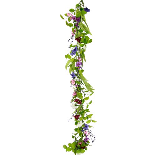 4019844786205 - Kunstblume IGEA Blütenranke lila (violett) B18cm H150cm L10cm Obermaterial 80% Polyester 20% Kunststoff Kunstpflanzen Blumenranke Stiefmütterchenranke Girlande EfeuRaum Wand Hochzeit 4019844786205 - Kunstblume IGEA Blütenranke lila (violett) B18cm H150cm L10cm Obermaterial 80% Polyester 20% Kunststoff Kunstpflanzen Blumenranke Stiefmütterchenranke Girlande EfeuRaum Wand Hochzeit