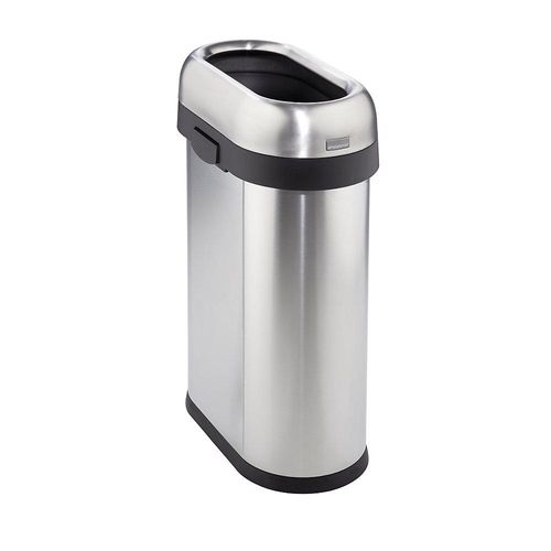0838810013442 - simplehuman Offener Abfalleimer Volumen 50 l BxHxT 272 x 695 x 463 mm oval 0838810013442 - simplehuman Offener Abfalleimer Volumen 50 l BxHxT 272 x 695 x 463 mm oval