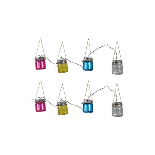 8719099971475 - LUXFORM Lichterkette Solar-Lichterkette Blanes - Partybeleuchtung 8xLED bunt (multicolor) Lichterketten Aus Glas gefertigt 8719099971475 - LUXFORM Lichterkette Solar-Lichterkette Blanes - Partybeleuchtung 8xLED bunt (multicolor) Lichterketten Aus Glas gefertigt