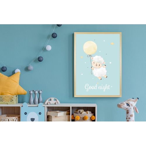 4067437120622 - Bild mit Rahmen QUEENCE Fliegendes Schaf mit Ballon weiß (farbe rahmen natur braun beige farbe bild(er) weiß) B50cm H70cm T15cm Plexiglas Holz Bilder HD Premium Posterdruck mit Echtholzrahmen 4067437120622 - Bild mit Rahmen QUEENCE Fliegendes Schaf mit Ballon weiß (farbe rahmen natur braun beige farbe bild(er) weiß) B50cm H70cm T15cm Plexiglas Holz Bilder HD Premium Posterdruck mit Echtholzrahmen