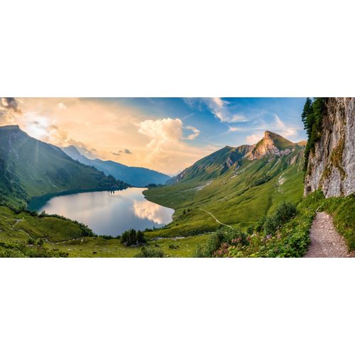 4032295093890 - Leinwandbild BÖNNINGHOFF blau (farbe bild(er) blau grün) B200cm H90cm T45cm Canvas MDF Bilder