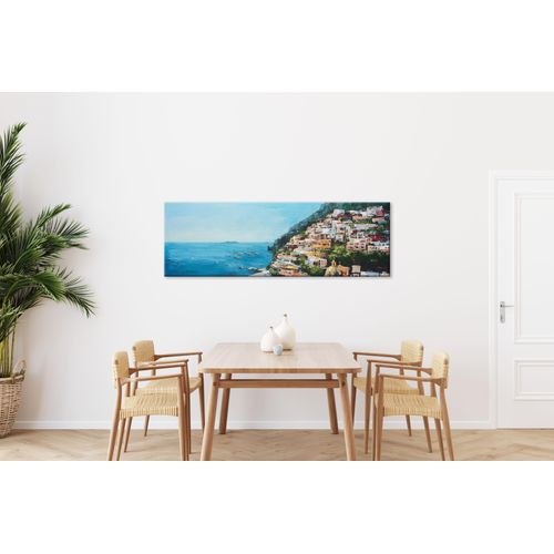 4032295093937 - Ölgemälde BÖNNINGHOFF blau (farbe bild(er) blau weiß) B120cm H40cm T2cm Canvas Holz Bilder jedes Bild ein Unikat 4032295093937 - Ölgemälde BÖNNINGHOFF blau (farbe bild(er) blau weiß) B120cm H40cm T2cm Canvas Holz Bilder jedes Bild ein Unikat