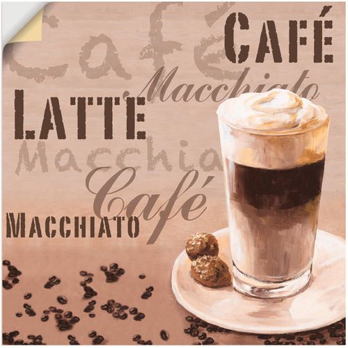 4057738191704 - Wandbild ARTLAND Kaffee - Latte Macchiato Bilder Gr B H 50 cm x 50 cm Wandaufkleber - Vinyl Getränke 1 St beige (naturfarben) Bild Poster Bilder als Alubild Leinwandbild Wandaufkleber oder in versch Größen 4057738191704 - Wandbild ARTLAND Kaffee - Latte Macchiato Bilder Gr B H 50 cm x 50 cm Wandaufkleber - Vinyl Getränke 1 St beige (naturfarben) Bild Poster Bilder als Alubild Leinwandbild Wandaufkleber oder in versch Größen