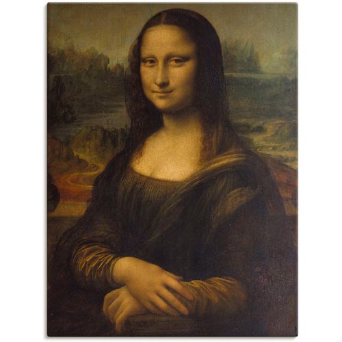 4055327097635 - Wandbild ARTLAND Mona Lisa Um 1503 Bilder Gr B H 90 cm x 120 cm Leinwandbild Porträts 1 St braun Bild Leinwandbild Kunstdrucke Bilder als Leinwandbild Wandaufkleber oder Poster in versch Größen 4055327097635 - Wandbild ARTLAND Mona Lisa Um 1503 Bilder Gr B H 90 cm x 120 cm Leinwandbild Porträts 1 St braun Bild Leinwandbild Kunstdrucke Bilder als Leinwandbild Wandaufkleber oder Poster in versch Größen