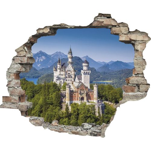 4049009486916 - Wandtattoo QUEENCE Schloss Wandtattoos Gr B H T 60 cm x 50 cm x 01 cm Geographie bunt Wandtattoos und Wandsticker 4049009486916 - Wandtattoo QUEENCE Schloss Wandtattoos Gr B H T 60 cm x 50 cm x 01 cm Geographie bunt Wandtattoos und Wandsticker
