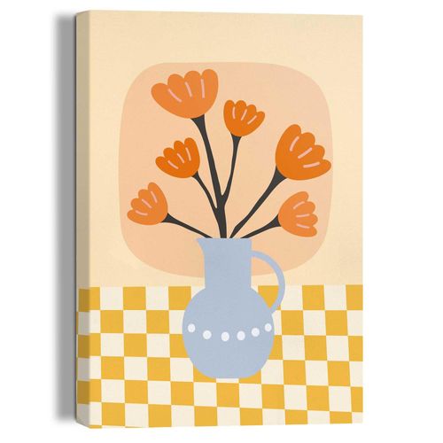 8714597639599 - Leinwandbild REINDERS Bloom Vase gelb (farbe bild(er) gelb) B20cm H30cm T25cm Leinwand Bilder 8714597639599 - Leinwandbild REINDERS Bloom Vase gelb (farbe bild(er) gelb) B20cm H30cm T25cm Leinwand Bilder
