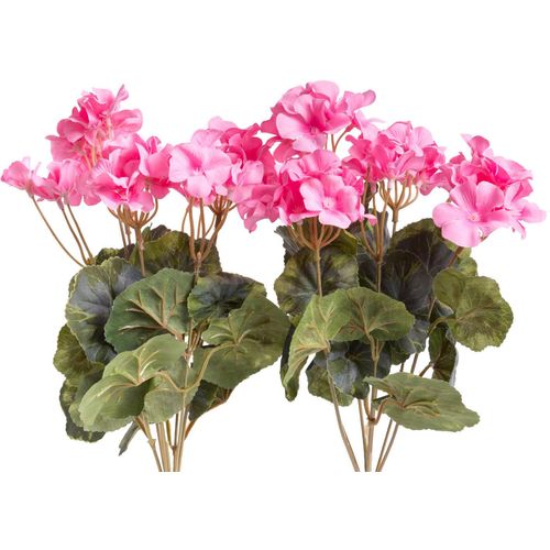 8025003216984 - Kunstblume BOTANIC-HAUS Geranienbusch Kunstpflanzen Gr Ø H 22 cm x 37 cm 1 St pink Kunst-Blumen