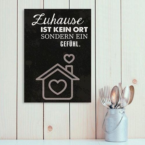 4067437343052 - Metallbild QUEENCE Zuhause Bilder Gr B H 30 cm x 45 cm Metallbild Schriftzüge Hochformat 1 St weiß Metallbilder Stahlschilder 4067437343052 - Metallbild QUEENCE Zuhause Bilder Gr B H 30 cm x 45 cm Metallbild Schriftzüge Hochformat 1 St weiß Metallbilder Stahlschilder