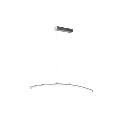 4003474295572 - Wofi - led Hängeleuchte silber Pendelleuchte Esszimmerlampe hängend Metall 1x 12W 960Lm warmweiß LxBxH 100x25x150 cm 4003474295572 - Wofi - led Hängeleuchte silber Pendelleuchte Esszimmerlampe hängend Metall 1x 12W 960Lm warmweiß LxBxH 100x25x150 cm