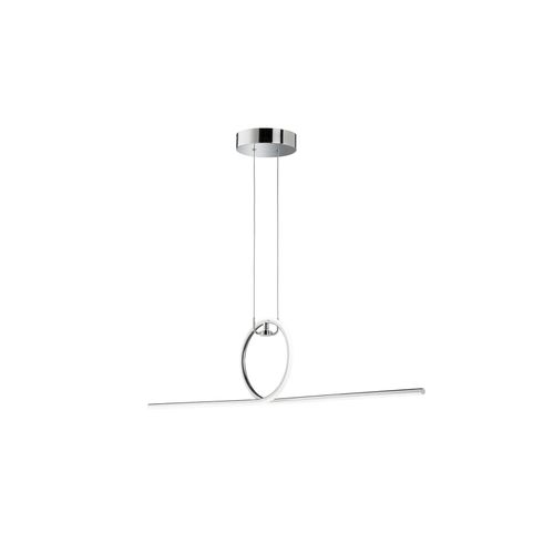 4003474375601 - Hängeleuchte LED Esstischleuchte Pendellampe chrom Wohnzimmerlampe dimmbar Fernbedienung 23W 2100lm 4000K LxBxH 1125 x 21 x 1625 cm Wofi 4003474375601 - Hängeleuchte LED Esstischleuchte Pendellampe chrom Wohnzimmerlampe dimmbar Fernbedienung 23W 2100lm 4000K LxBxH 1125 x 21 x 1625 cm Wofi