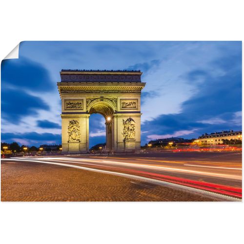 4062144817704 - Wandbild ARTLAND Paris Triumphbogen abends Bilder Gr B H 60 cm x 40 cm Poster Paris Querformat 1 St blau Kunstdrucke als Alubild Leinwandbild Wandaufkleber oder Poster in versch Größen 4062144817704 - Wandbild ARTLAND Paris Triumphbogen abends Bilder Gr B H 60 cm x 40 cm Poster Paris Querformat 1 St blau Kunstdrucke als Alubild Leinwandbild Wandaufkleber oder Poster in versch Größen