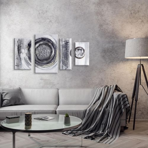4032295093081 - Ölgemälde BÖNNINGHOFF schwarz (farbe bild(er) schwarz w) B124cm H70cm T3cm Canvas Holz Bilder jedes Bild ein Unikat