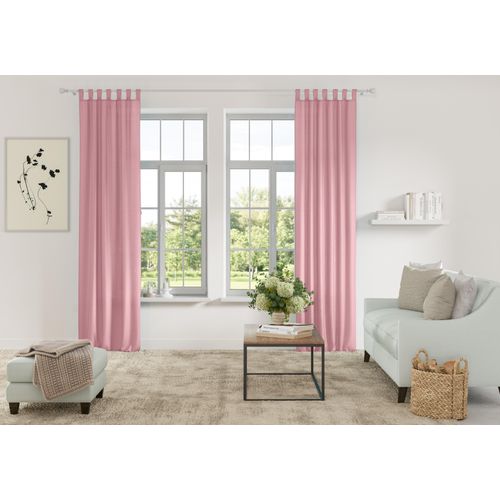 6941446628882 - Vorhang HOME AFFAIRE Parry Gardinen Gr 245 cm Schlaufen 140 cm rosa (rosé) Schlaufen 6941446628882 - Vorhang HOME AFFAIRE Parry Gardinen Gr 245 cm Schlaufen 140 cm rosa (rosé) Schlaufen