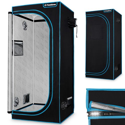 4054748043429 - Growbox Komplettset – Indoor Gewächshaus mit 150W LED Vollspektrum Dimmbar Carbon-Filter Ventilator Anzuchtzelt Zuchtzelt - 60x60x180 4054748043429 - Growbox Komplettset – Indoor Gewächshaus mit 150W LED Vollspektrum Dimmbar Carbon-Filter Ventilator Anzuchtzelt Zuchtzelt - 60x60x180