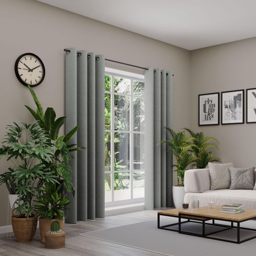 4006470585890 - Vorhang nach Maß NEUTEX FOR YOU ARUBA grau (helltaupe) B137cm H220cm Jacquard Obermaterial 100% Polyester Gardinen nach Maß Uni Dimout hochwertige Webstruktur 4006470585890 - Vorhang nach Maß NEUTEX FOR YOU ARUBA grau (helltaupe) B137cm H220cm Jacquard Obermaterial 100% Polyester Gardinen nach Maß Uni Dimout hochwertige Webstruktur