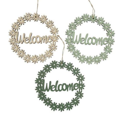 4020607862708 - Dekoanhänger Gitta Welcome 20 x 20 x 1 cm diverse 4020607862708 - Dekoanhänger Gitta Welcome 20 x 20 x 1 cm diverse