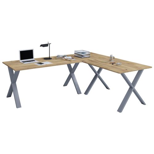 4051814434167 - Holz Schreibtisch Eckschreibtisch schlicht 160x160 L Form links oder rechts Arbeitstisch Platte 80 cm tief Computertisch Büromöbel - Lona X 4051814434167 - Holz Schreibtisch Eckschreibtisch schlicht 160x160 L Form links oder rechts Arbeitstisch Platte 80 cm tief Computertisch Büromöbel - Lona X