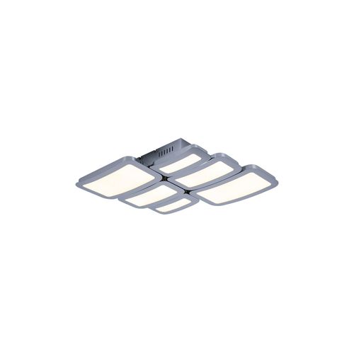 4003474316079 - Wofi - Deckenleuchte Chrom Deckenlampe led dimmbar Designleuchte Wohnzimmer led 30W 2450Lm warmweiß LxBxH 455 x 41 x 71 cm 4003474316079 - Wofi - Deckenleuchte Chrom Deckenlampe led dimmbar Designleuchte Wohnzimmer led 30W 2450Lm warmweiß LxBxH 455 x 41 x 71 cm