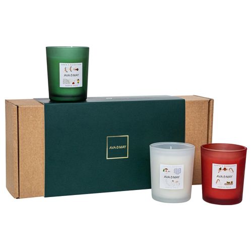 4251642609441 - Kerzenhalter »Santas Snowman 3 x 75 g« (3 St)