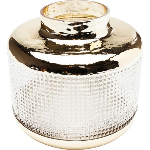 4025621639640 - Tischvase DESIGN Vase LA Noble gold (goldfarben) B195cm H19cm T195cm Glas Vasen