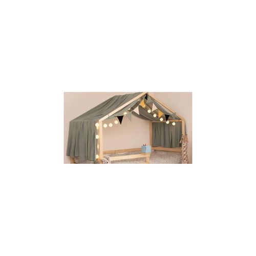 4058166267290 - HOME DELUXE Zweiteiliger Kinderbett Vorhang VELO Khaki - versch Ausführungen 4058166267290 - HOME DELUXE Zweiteiliger Kinderbett Vorhang VELO Khaki - versch Ausführungen