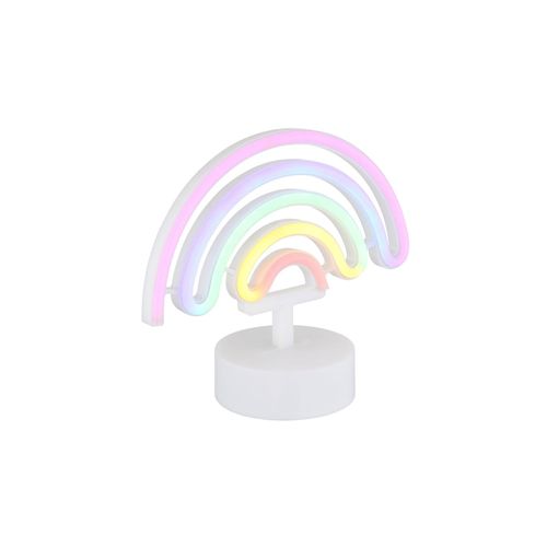 9007371484485 - LED Tischleuchte Regenbogen weiß Neonleuchte H 195 cm