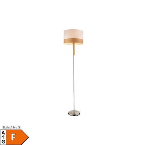 9007371565627 - LED Stehlampe Textil Holz beige H 170 cm 9007371565627 - LED Stehlampe Textil Holz beige H 170 cm