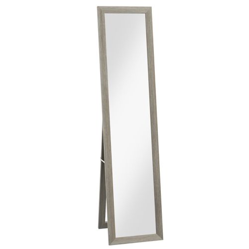 4255633545145 - Standspiegel Ganzkörperspiegel mit Ständer freistehender Wandspiegel Ankleidespiegel Garderobenspiegel für Schlafzimmer Flur Alu Grau 37 x 4255633545145 - Standspiegel Ganzkörperspiegel mit Ständer freistehender Wandspiegel Ankleidespiegel Garderobenspiegel für Schlafzimmer Flur Alu Grau 37 x