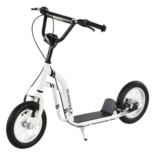4251774964593 - Kinderroller Scooter Tretroller Cityroller Kinder Roller Kickboard mit Luftreifen 12 Zoll Weiß 120 x 4251774964593 - Kinderroller Scooter Tretroller Cityroller Kinder Roller Kickboard mit Luftreifen 12 Zoll Weiß 120 x