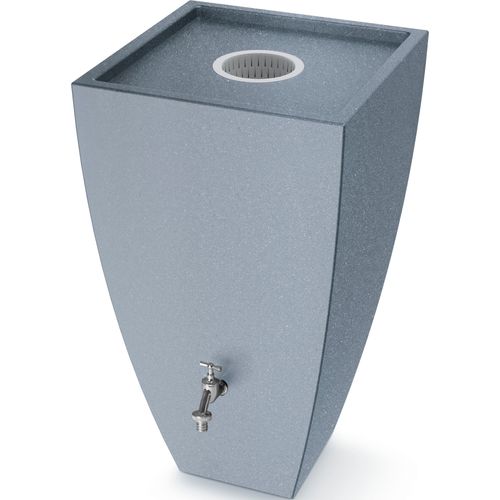 5905197581019 - Regenwassertank Modena grau (anthrazit) B69cm H1215cm T69cm Polyethylen Regentonnen 5905197581019 - Regenwassertank Modena grau (anthrazit) B69cm H1215cm T69cm Polyethylen Regentonnen