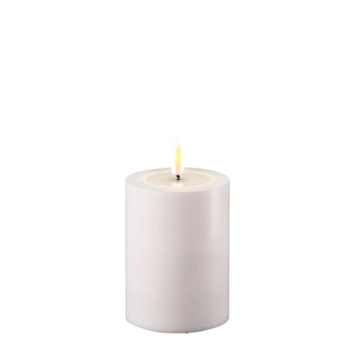 5744001241035 - Deluxe Homeart LED Real Flame Outdoor Stumpenkerze weiß Ø75 x H10cm weiss 5744001241035 - Deluxe Homeart LED Real Flame Outdoor Stumpenkerze weiß Ø75 x H10cm weiss