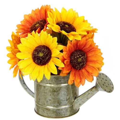 4019844800130 - Kunstblume IGEA Sonnenblumen in Gießkanne gelb (gelb orange) B25cm H21cm L20cm Polyester Kunstpflanzen Herbstgesteck Herbstliche Blumen 4019844800130 - Kunstblume IGEA Sonnenblumen in Gießkanne gelb (gelb orange) B25cm H21cm L20cm Polyester Kunstpflanzen Herbstgesteck Herbstliche Blumen