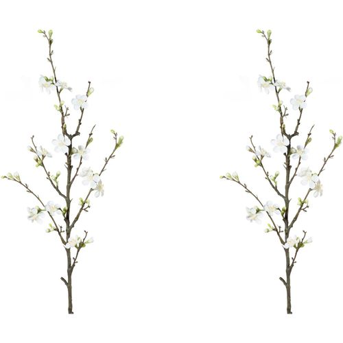 4064118140665 - Kunstzweig CREATIV GREEN Quittenzweig rosa H86cm Kunststoff Kunstpflanzen