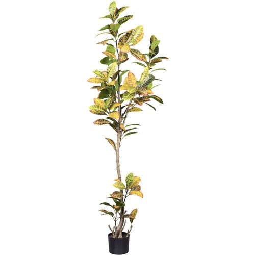 4064118182252 - Künstliche Zimmerpflanze CREATIV GREEN Croton Kunstpflanzen Gr H 140 cm 1 St grün Künstliche Zimmerpflanzen mit außergewöhnlichem Blattwerk