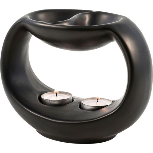 4057824834188 - Duftlampe PAJOMA Yang Duftlampen schwarz Duftlampe Duftlampen Kerzenhalter hochwertige Verarbeitung