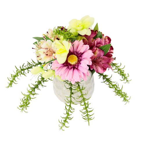 4019844754129 - Kunstblume IGEA Arrangement Blüten Kunstpflanzen Gr B H L 23 cm x 23 cm x 23 cm 1 St rosa Kunst-Blumen Kunstpflanzen Topf aus Keramik 4019844754129 - Kunstblume IGEA Arrangement Blüten Kunstpflanzen Gr B H L 23 cm x 23 cm x 23 cm 1 St rosa Kunst-Blumen Kunstpflanzen Topf aus Keramik