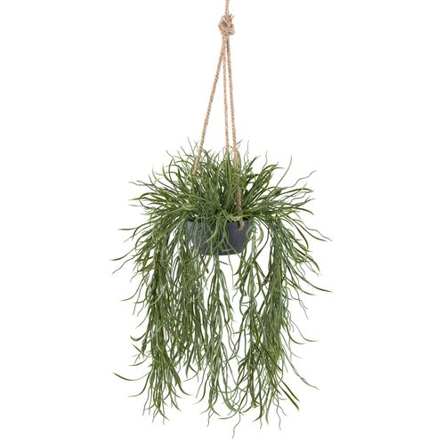 4064118242727 - Kunstpflanze CREATIV GREEN Hängepflanze Rhipsalis grün H60cm Kunststoff Kunstpflanzen in grauem Hängetopf 4064118242727 - Kunstpflanze CREATIV GREEN Hängepflanze Rhipsalis grün H60cm Kunststoff Kunstpflanzen in grauem Hängetopf